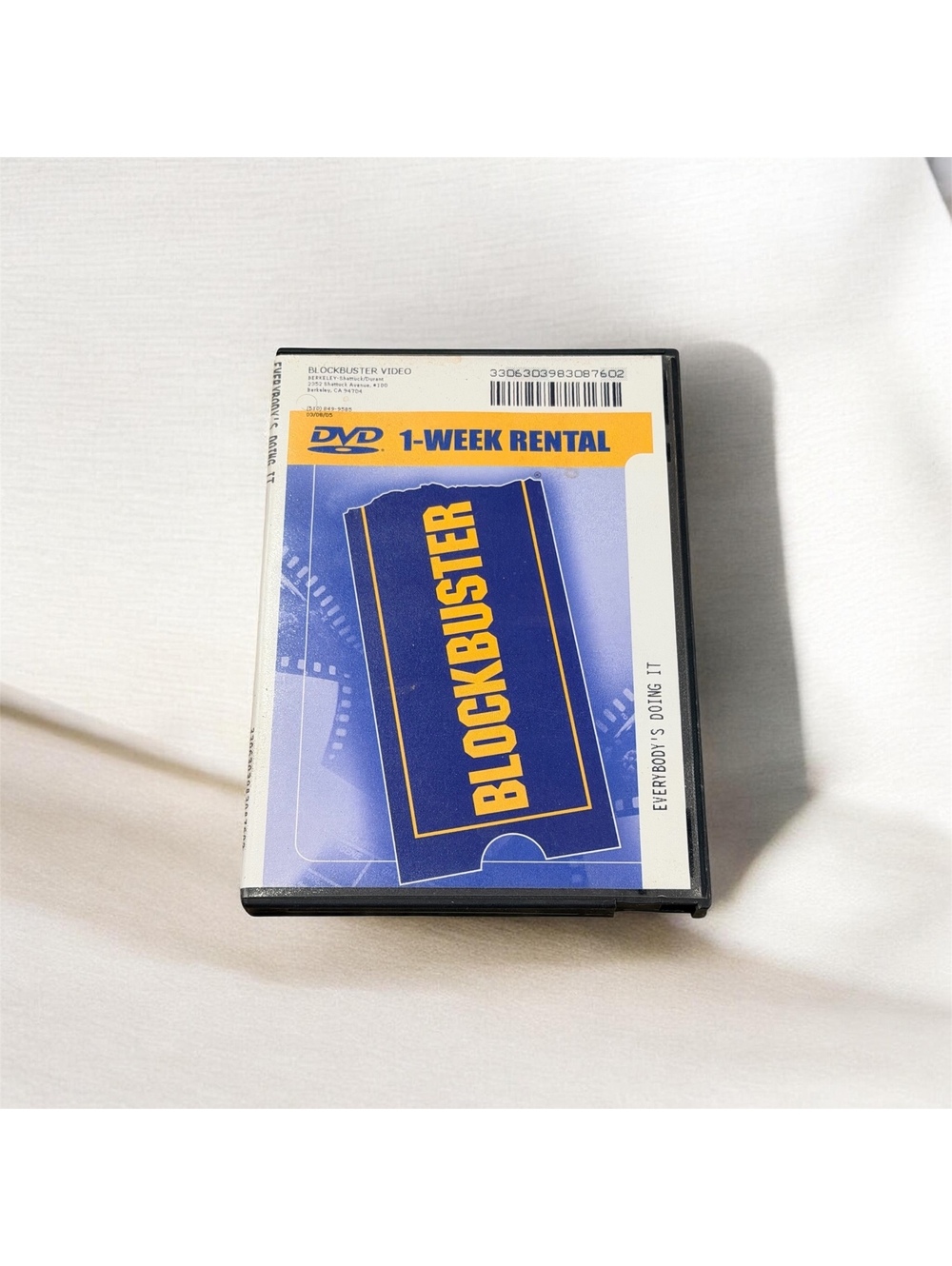 Blockbuster everybody's Doing It DVD 1-Week Rental Comedy Movie